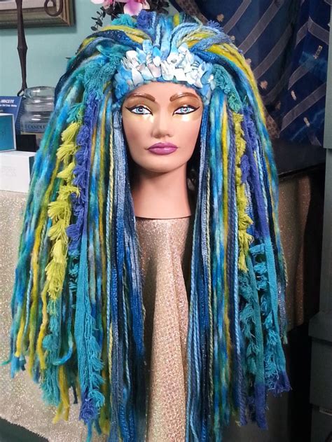 Mermaid witch wig